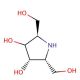 2,5-Anhydro-2,5-imino-D-mannitol (CAS 59920-31-9) - chemical structure image