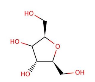 2,5-Anhydro-D-glucitol (CAS 27826-73-9) - chemical structure image