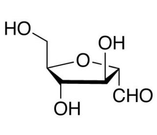 2,5-Anhydro-D-mannose (CAS 495-75-0) - chemical structure image