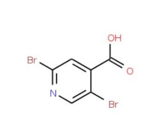 2,5-Bibromoisonicotinic acid (CAS 942473-59-8) - chemical structure image