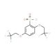 2,5-Bis(2,2,2-trifluoroethoxy)benzenesulphonyl chloride, tech. (CAS 152457-95-9) - chemical structure image