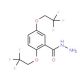 2,5-Bis(2,2,2-trifluoroethoxy)benzoic acid hydrazide (CAS 50778-75-1) - chemical structure image