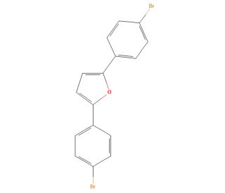 2,5-Bis(4-bromophenyl)furan (CAS 36710-35-7) - chemical structure image