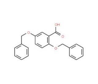 2,5-Bis-benzyloxy-benzoic acid (CAS 67127-91-7) - chemical structure image