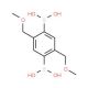 2,5-Bis(methoxymethyl)-1,4-phenylenediboronic acid (CAS 957121-03-8) - chemical structure image