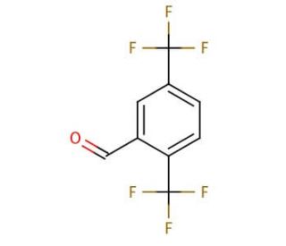 2,5-Bis(trifluoromethyl)benzaldehyde (CAS 395-64-2) - chemical structure image