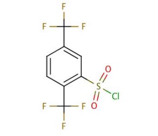 2,5-Bis(trifluoromethyl)benzenesulfonyl chloride (CAS 351003-22-0) - chemical structure image