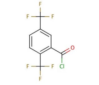 2,5-Bis(trifluoromethyl)benzoyl chloride (CAS 393-82-8) - chemical structure image