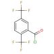 2,5-Bis(trifluoromethyl)benzoyl chloride (CAS 393-82-8) - chemical structure image