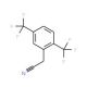 2,5-Bis(trifluoromethyl)phenylacetonitrile (CAS 302911-99-5) - chemical structure image
