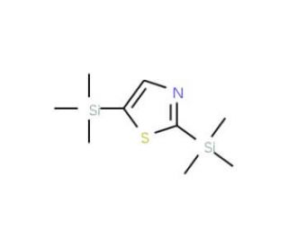 2,5-Bis(trimethylsilyl)thiazole (CAS 79265-34-2) - chemical structure image