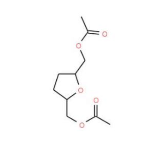 2,5-Bishydroxymethyl Tetrahydrofuran Diacetate (CAS 6973-62-2) - chemical structure image