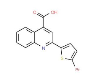 2-(5-bromo-2-thienyl)quinoline-4-carboxylic acid - chemical structure image