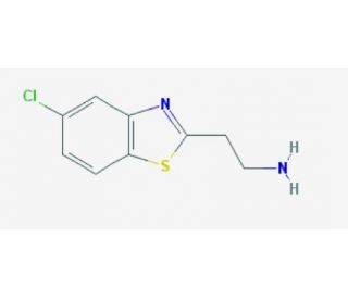 2-(5-chloro-1,3-benzothiazol-2-yl)ethanamine (CAS 210428-37-8) - chemical structure image