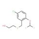 2-(5-Chloro-2-difluoromethoxy-benzylsulfanyl)-ethanol - chemical structure image