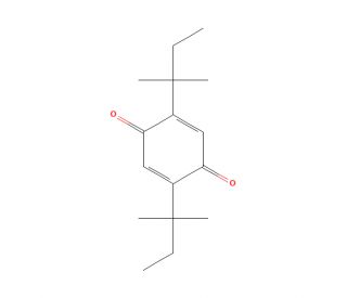 2,5-Di-tert-amylbenzoquinone (CAS 4584-63-8) - chemical structure image