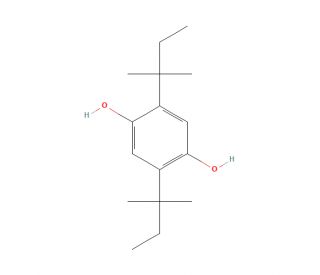 2,5-Di-tert-amylhydroquinone (CAS 79-74-3) - chemical structure image