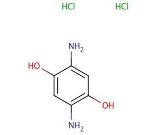 2,5-Diaminohydroquinone dihydrochloride (CAS 24171-03-7) - chemical structure image