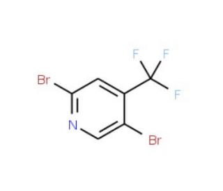 2,5-Dibromo-4-(trifluoromethyl)pyridine - chemical structure image