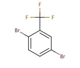2,5-Dibromobenzotrifluoride (CAS 7657-09-2) - chemical structure image