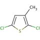 2,5-Dichloro-3-methylthiophene (CAS 17249-90-0) - chemical structure image