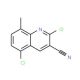 2,5-Dichloro-8-methylquinoline-3-carbonitrile (CAS 948291-30-3) - chemical structure image