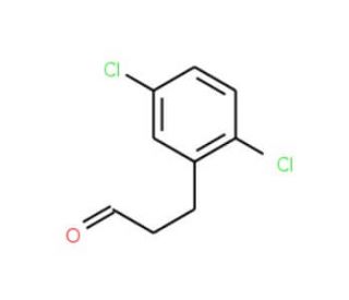 2,5-Dichlorobenzenepropanal (CAS 1057670-83-3) - chemical structure image