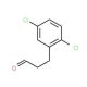 2,5-Dichlorobenzenepropanal (CAS 1057670-83-3) - chemical structure image
