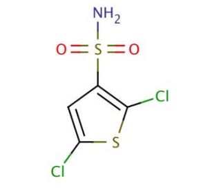 2,5-Dichlorothiophene-3-sulfonamide (CAS 53595-68-9) - chemical structure image