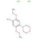 2,5-Diethoxy-4-morpholinoaniline dihydrochloride (CAS 136334-84-4) - chemical structure image