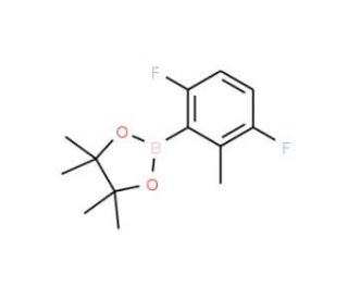 2,5-Difluoro-6-methylphenylboronic acid pinacol ester (CAS 1025707-98-5) - chemical structure image