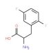 2,5-difluoro-D-phenylalanine (CAS 266360-61-6) - chemical structure image