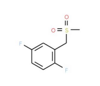 2,5-Difluorobenzylmethylsulfone (CAS 25195-56-6) - chemical structure image