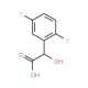 2,5-Difluoromandelic acid (CAS 207853-61-0) - chemical structure image