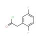 (2,5-Difluorophenyl)acetyl chloride - chemical structure image