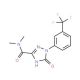 2,5-Dihydro-5-oxo-1-(3-trifluoromethylphenyl)-1H-1,2,4-triazole-3-carboxylic acid dimethylamide - chemical structure image