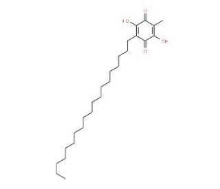 2,5-Dihydroxy-3-methyl-6-nonadecyl-[1,4]benzoquinone - chemical structure image