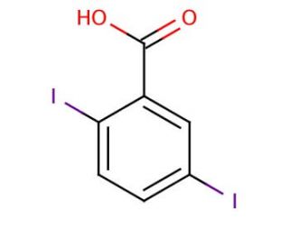 2,5-Diiodobenzoic acid (CAS 14192-12-2) - chemical structure image