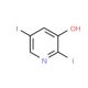 2,5-Diiodopyridin-3-ol - chemical structure image
