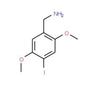 2,5-Dimethoxy-4-iodobenzylamine - chemical structure image