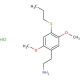 2,5-Dimethoxy-4-(propylsulfanyl)phenethylamine Hydrochloride (CAS 850140-15-7) - chemical structure image