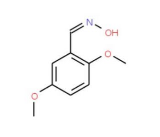 2,5-dimethoxybenzaldehyde oxime (CAS 34967-19-6) - chemical structure image