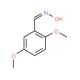 2,5-dimethoxybenzaldehyde oxime (CAS 34967-19-6) - chemical structure image
