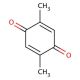 2,5-Dimethyl-1,4-benzoquinone (CAS 137-18-8) - chemical structure image