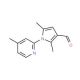 2,5-Dimethyl-1-(4-methyl-pyridin-2-yl)-1H-pyrrole-3-carbaldehyde (CAS 445428-51-3) - chemical structure image