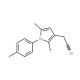 [2,5-dimethyl-1-(4-methylphenyl)-1H-pyrrol-3-yl]acetonitrile (CAS 42780-50-7) - chemical structure image