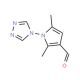 Estrutura molecular do 2,5-Dimethyl-1-(4H-1,2,4-triazol-4-yl)-1H-pyrrole-3-carbaldehyde, Número CAS: 453557-49-8 2,5-Dimethyl-1-(4H-1,2,4-triazol-4-yl)-1H-pyrrole-3-carbaldehyde (CAS 453557-49-8) - chemical structure image