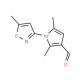 2,5-dimethyl-1-(5-methylisoxazol-3-yl)-1H-pyrrole-3-carbaldehyde - chemical structure image