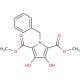 2,5-dimethyl 1-benzyl-3,4-dihydroxy-1H-pyrrole-2,5-dicarboxylate (CAS 148528-45-4) - chemical structure image