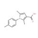 2,5-Dimethyl-1-p-tolyl-1H-pyrrole-3-carboxylic acid (CAS 3807-57-6) - chemical structure image
